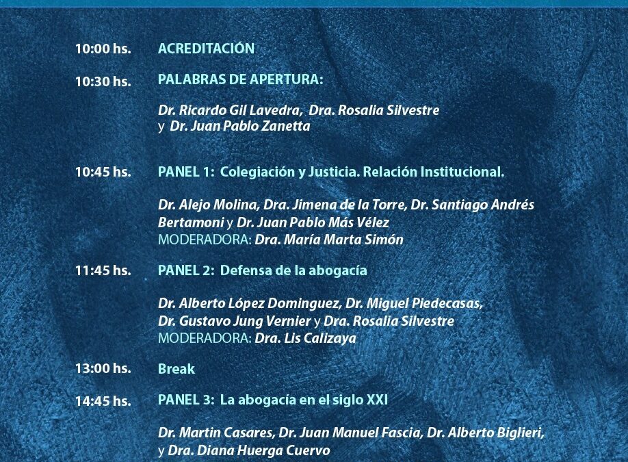 Primer Encuentro Nacional de la Abogacía